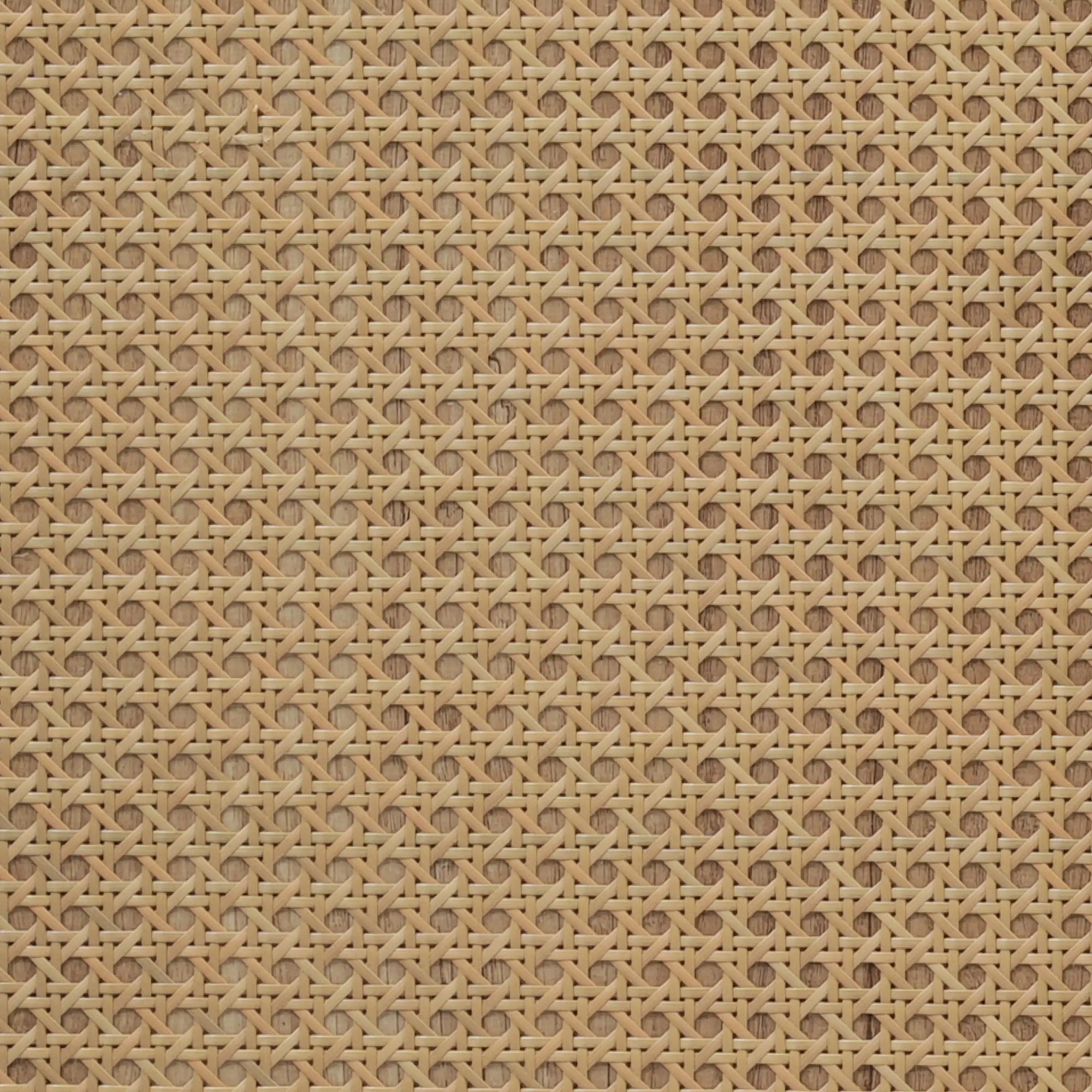 Close-up of natural rattan weave texture used on bathroom vanity doors for a stylish and airy design | Ace Decor