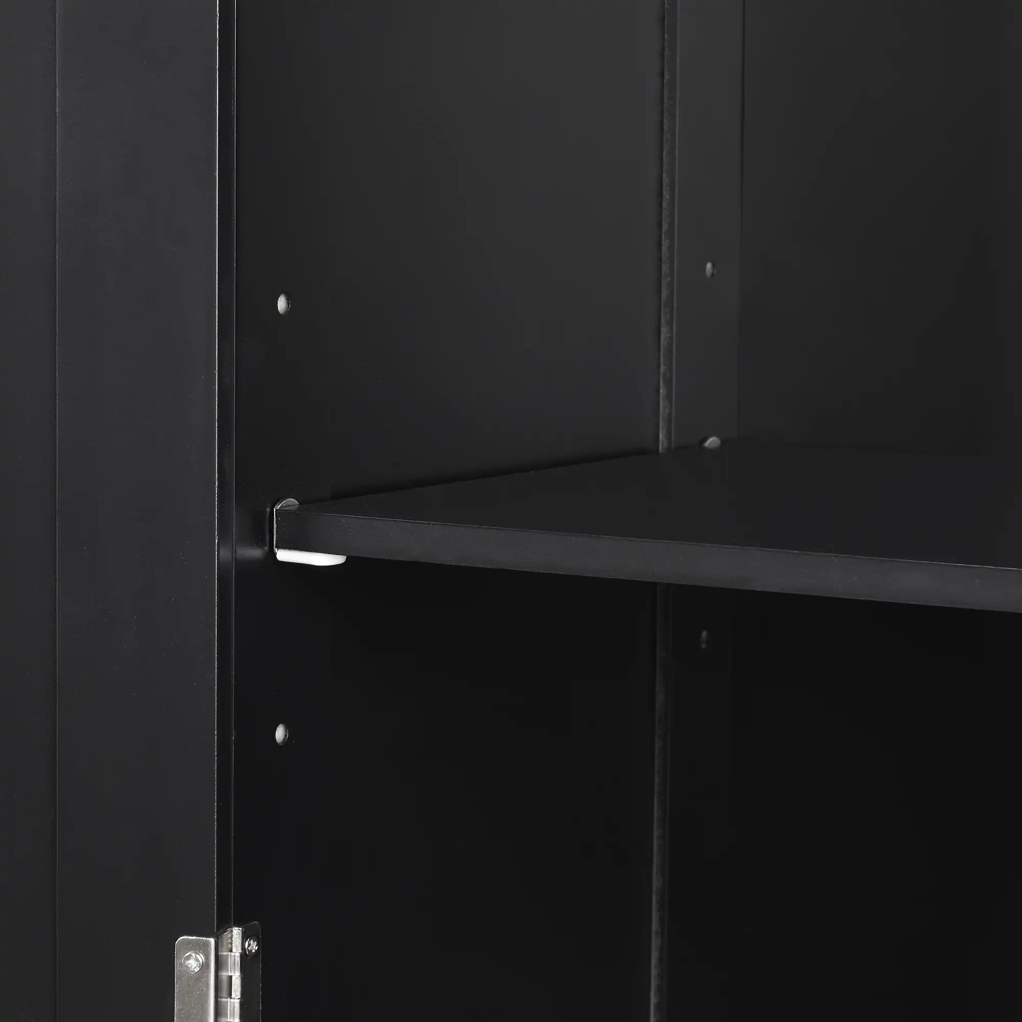 Valmor 68.1” Tall Bathroom Storage Cabinet in Black