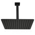 Lorton 12" Matte Black Rain Shower Head