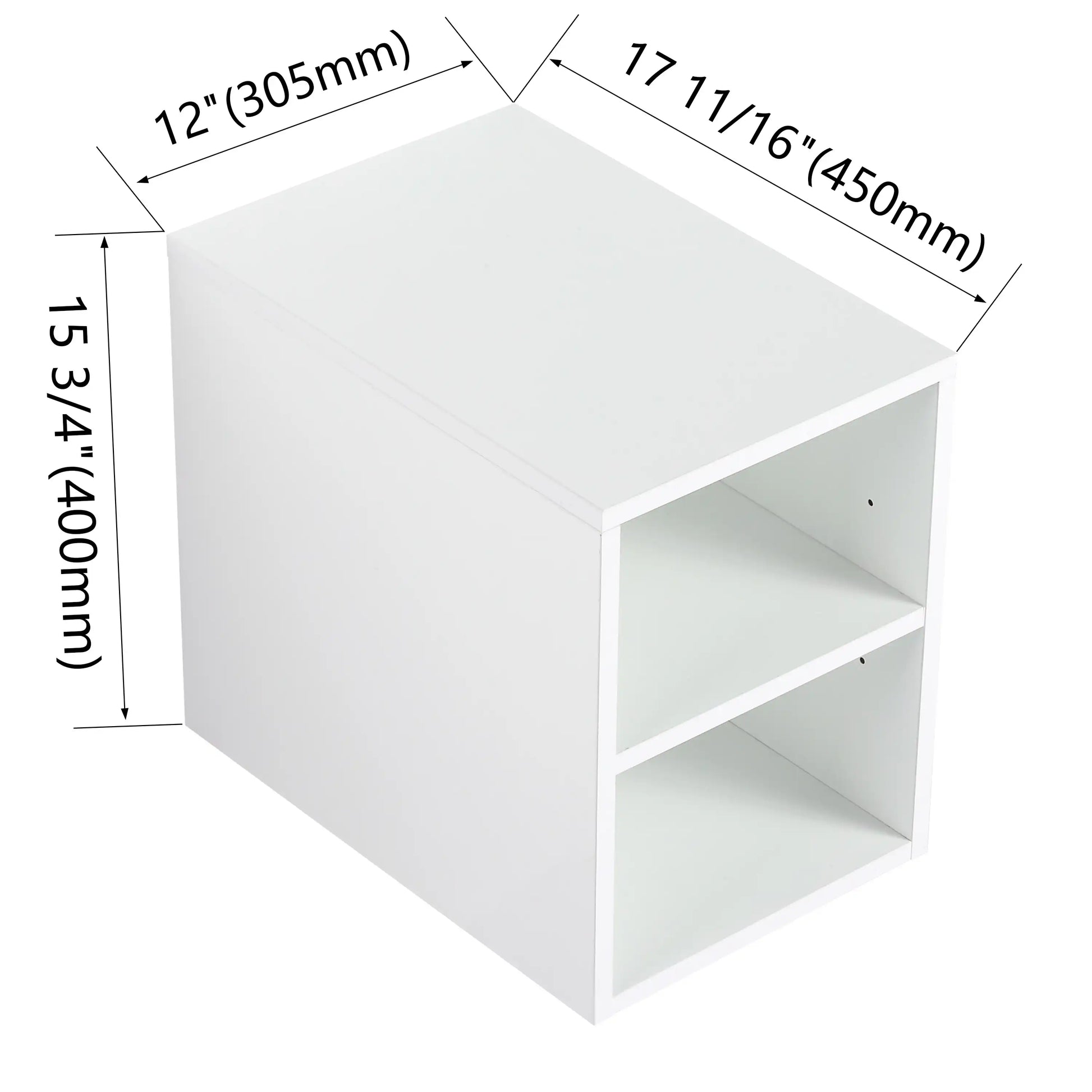 Floating Bathroom Cabinet with Sink & Soft-Close Doors - Ideal for Small Bathrooms color: Glossy White | size: 12 inch | combination: Side Cabinet