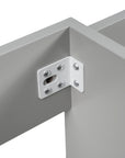 Elysian 84" Freestanding Bathroom Vanity with Double Sinks – Grey