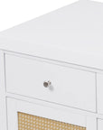 Soleil 60" Bathroom Vanity with Sink, Elegant White Cabinet with Drawers