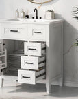 bathroom cabinet with drawers color:grey