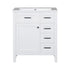 30" shallow vanities for small bathrooms front view | Ace Decor