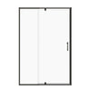 32" x 72" Black Framed Pivot Shower Door – Easy Access & Watertight Seal