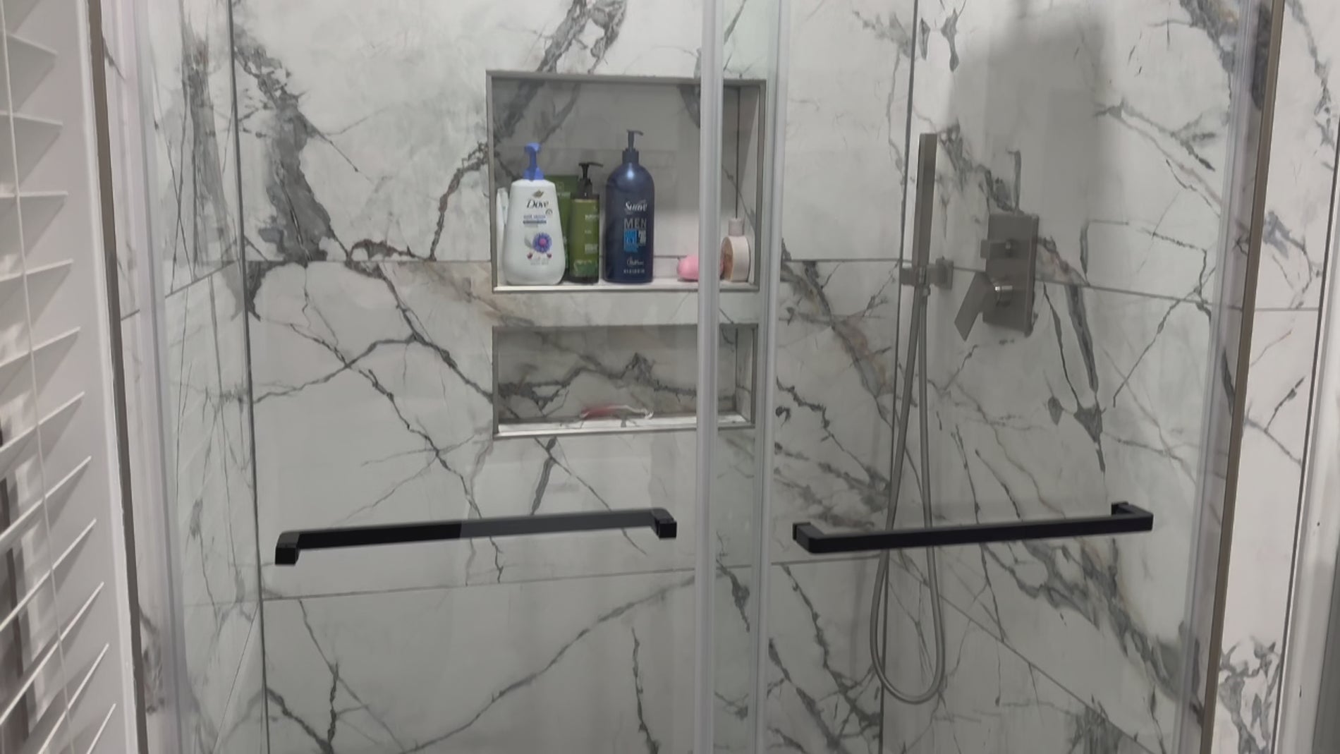 Vantelle-S Series frameless double sliding shower door product review.